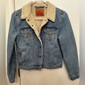 Levi’s Kids jean jacket with Sherpa lining